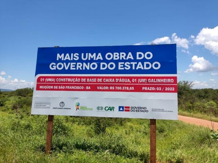 SDR emite nota explicando gasto de R$ 700 mil para construção de galinheiro e caixa d´água em  Aldeia indígena do município de Muquém do São Francisco.
