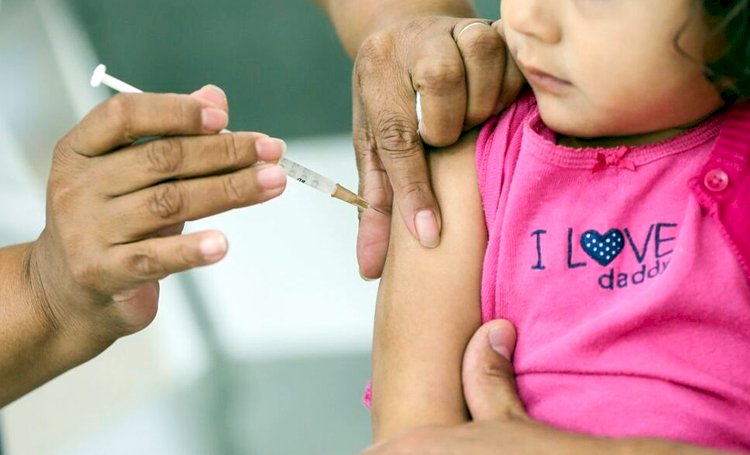 Vacinação contra sarampo está abaixo da meta, diz Ministério da Saúde.