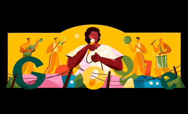 Jovelina Pérola Negra: Google homenageia cantora e compositora.