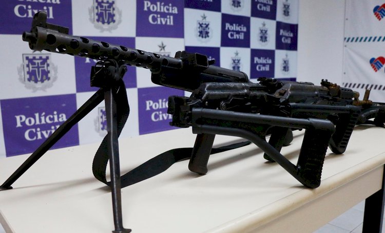 Em sete anos, número de armas apreendidas dobra em Salvador.