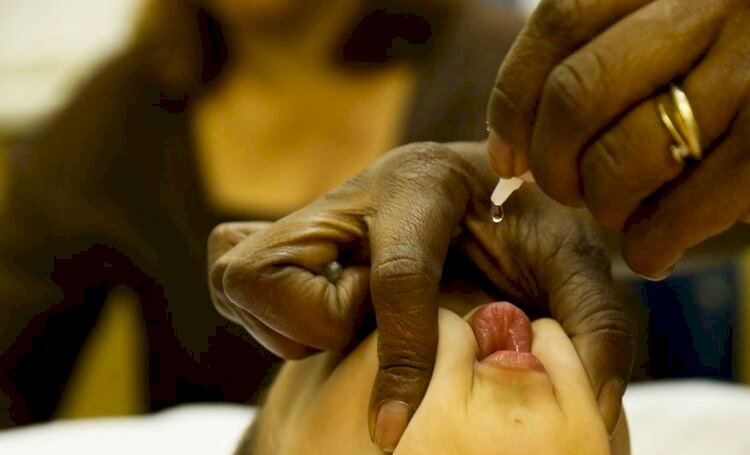 Apenas 34 por cento das crianças foram imunizadas contra a poliomielite
