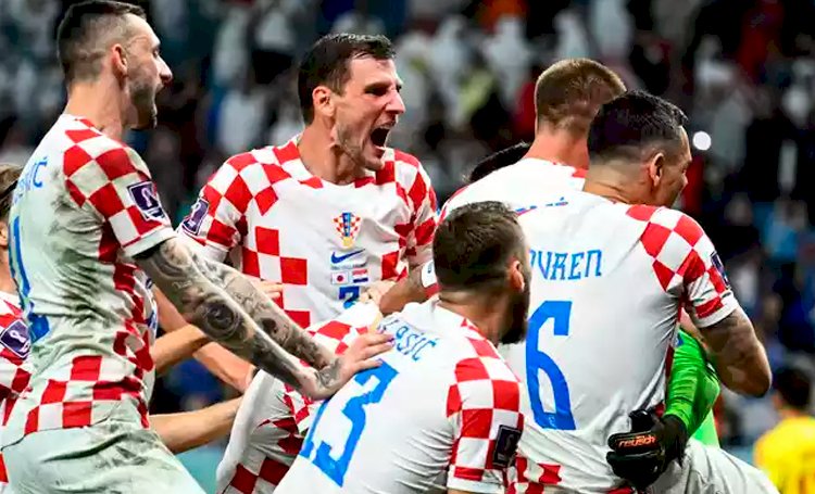 Nos pênaltis, Croácia supera Japão e avança para as quartas de final da Copa