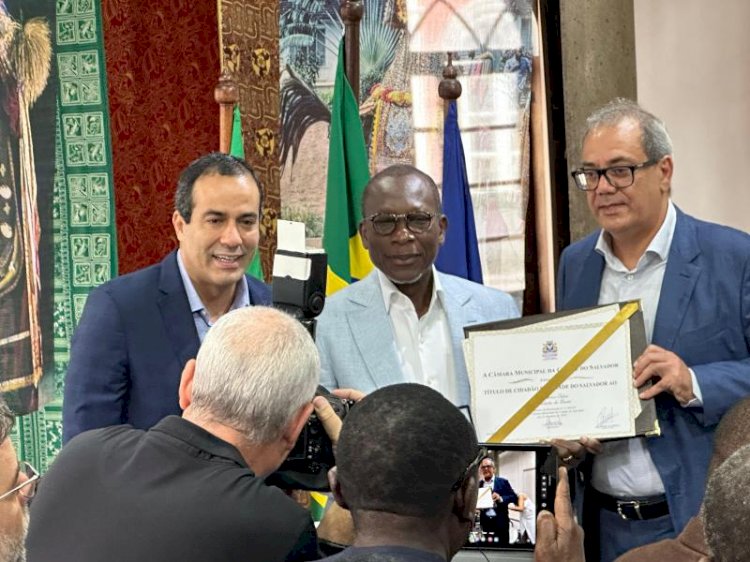 Presidente do BENIN recebeu título de Cidadão de Salvador E Medalha Zumbi.